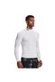 White Cg Armour Comp Mock Men's 1366072-100 Sweatshirt.