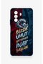 Huawei Nova Y70 Compatible Wavy Burgundy and Blue Patterned Silicone Case. - 2