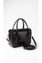 Women's Black Everyday Chic Handbag with Adjustable Strap, Suitable for Hand, Arm, and Shoulder Carry.