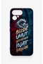 Wavy Burgundy and Blue Patterned Silicone Case Compatible with Tecno Pova Curve 2. - 2