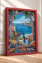 Buon Appetito, Chinese Belt and Shrimp, Framed Painting, Italy Poster, Wall Decor, Itp132. - 2