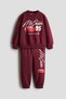 2 Parçalı Baskılı Sweatshirt Set