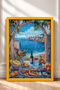 Buon Appetito, Chinese Belt and Shrimp, Framed Painting, Italy Poster, Wall Decor, Itp132. - 3