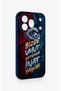 Honor 600 Pro Compatible Wavy Burgundy and Blue Patterned Silicone Case. - 3