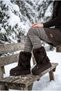 Kate Women's Boots, Outer Fur, Folded Design, Fur Lining, Genuine Leather Suede. - 2
