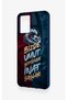 Vivo Y33S Compatible Wavy Burgundy Blue Patterned Silicone Case - 4
