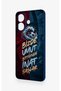 Vivo V60 Lite Compatible Wavy Burgundy and Blue Patterned Silicone Case. - 4
