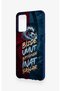 Oppo A55 Compatible Wavy Burgundy and Blue Patterned Silicone Case. - 4