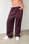 Side Stripe Velour Track Pants for Men - 8