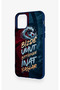 iPhone 11 Pro Compatible Wavy Burgundy and Blue Patterned Silicone Case. - 4