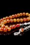 Transparent Orange Squeeze Amber Tassel Rosary - 3
