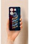 Tecno Caman 20 Pro 5g Compatible Wavy Burgundy and Blue Patterned Silicone Case.