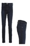 Men's Gana 636-08 Zift Blue Slim Fit Tapered Leg Men's Jeans, Navy Blue. - 3