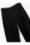 Women Black Plain Trousers - 5