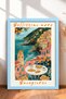 Bellissimo Mare Scenic Breakfast Framed Painting Italy Poster Living Room Kitchen Wall Decor Itp133