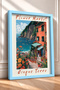 Flower Market Cinque Terre Florist Framed Painting Italy Poster Living Room Kitchen Wall Decor Itp142 - 2