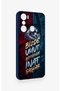 Infinix Hot 20I Compatible Wavy Burgundy and Blue Patterned Silicone Case. - 3