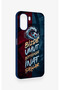 Oppo A6T Compatible Wavy Burgundy and Blue Patterned Silicone Case. - 3