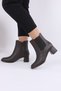 Women's Chelsea Boots, Chunky Heel, Zippered Ankle Boots. - 2