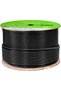 كابل SMARTLINE CAT6 مقاوم للماء للاستخدام الخارجي (305 متر) - أسود