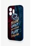Honor 600 Compatible Wavy Burgundy and Blue Patterned Silicone Case. - 4
