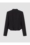 Black Judge Collar Women's Blazer Jacket - 6
