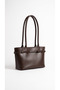Women's Stylish Daily Shoulder and Arm Tote Bag with Belt Detail, Large Internal Volume, Double Handle, and Buckle