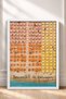 Welcome to Spiaggia Plaj Umbrellas Framed Painting Italy Poster Wall Decor Itp143 - 3