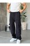 Tech Fabric Cargo Pocket Baggy Pants t Black