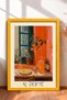 Al Dente Spaghetti and Orange Branches Framed Painting, Italy Poster, Wall Decor, Itp160.
