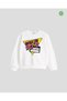 80S 90S Design 3-Thread Brushed Cotton Children's Sweatshirt
