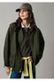 Velvet Collar Green Jacket 1110907-71545
