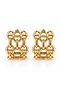 Imported Special Edition Gold Hermès Hoop Earrings.