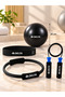 Pilates Cardio Set – 35 cm Hoop + Aerobic Resistance Band + Pilates Ball (25 cm) + Sponge Jump Rope - 3