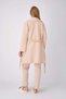 Maternity Pajama Set, 3-Piece Set, Lace Robe, Buttoned Nursing Robe, Jacquard Fabric. - 5