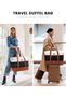 Weekender Bag, Large Travel Duffel Bag for Women with 2 Packing Cubes, Carry on Overnight Bag with Shoe Compartment, Mom Hospital Bags for Labor and Delivery - 2