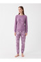 Women's Thermal Pajama Set, Lilac - 5