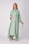 Maternity Lohosa Nightgown and Robe Set, 2-Piece, Lace Robe with Buttons, Nursing Robe, Jacquard. - 3