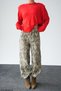 Trend Women's Camouflage Pattern High-Waisted Baggy Fit Wide-Leg Jeans - 3