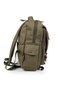 Medium Size 37 cm Canvas Waterproof Fabric School Travel Backpack Khaki U577 - 3