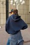 FW Cool Puff Navy Blue Relaxed-Fit Hoodie - 7