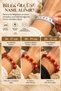 Karnelyan Agate Natural Stone Bracelet, Unisex, High Quality, Available in Various Sizes. - 3