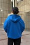FW Cool Puff relaxed fit Cobalt Zip-Up Hoodie - 4