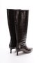 Women's Crocodile-Patterned Slim Short-Heeled Boots. - 7
