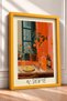 Al Dente Spaghetti and Orange Branches Framed Painting, Italy Poster, Wall Decor, Itp160. - 2