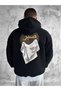 Hooded Oversized Premium Sweatshirt with Embroidered Sabır Design.