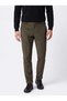 Khaki Regular Fit Corduroy Jogger Sweatpants