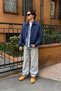 Gravel Ice Grey Baggy Fit Jeans for Men