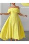 Rochie lunga, Galben - 3