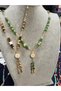 Kobra Ipe, a Necklace Featuring Colorful Crystals and Natural Stones.